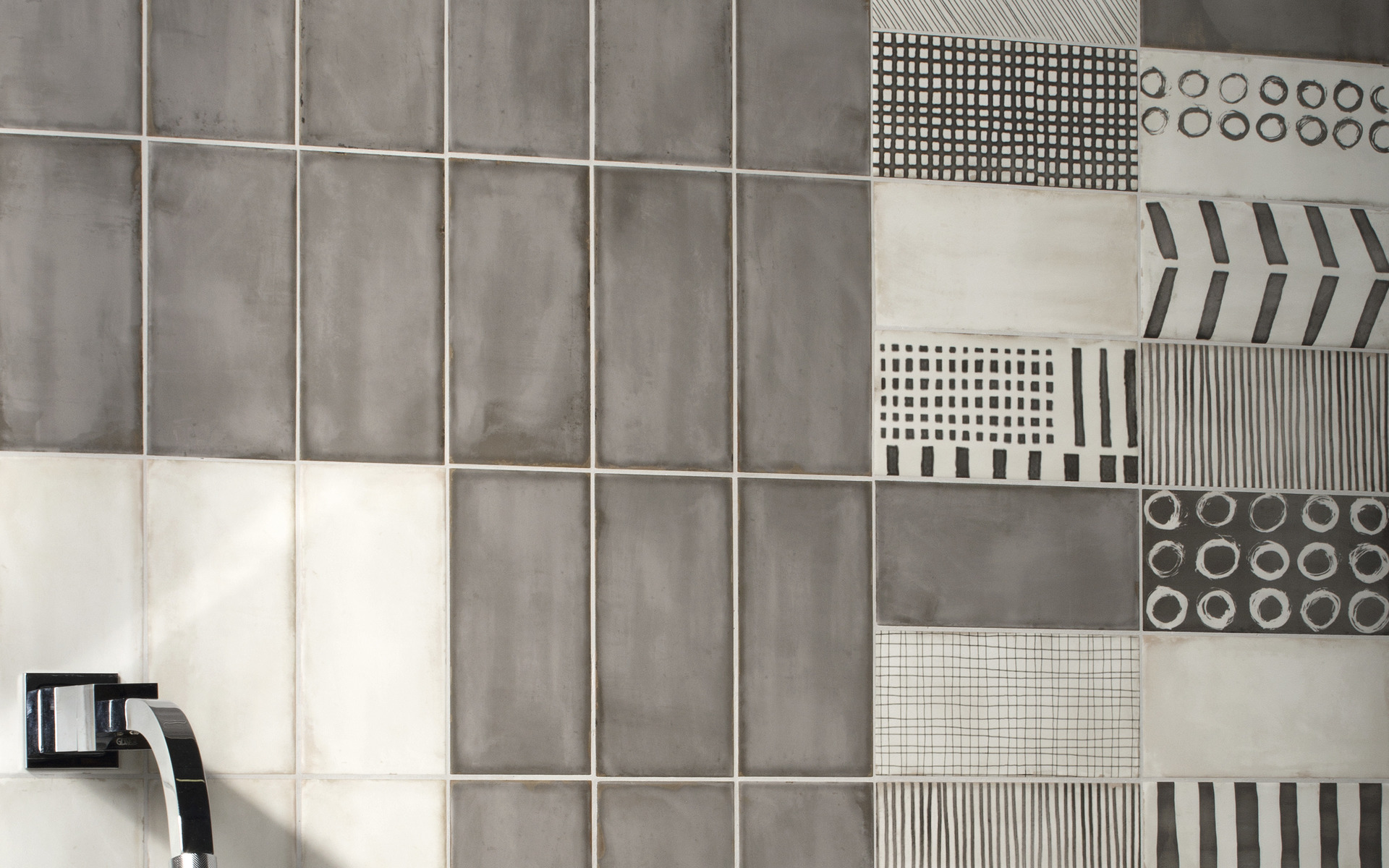 Arrowhead shave escalate White Wall Coverings porcelain stoneware | Iris Ceramica